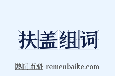 扶盖组词是什么意思的图片